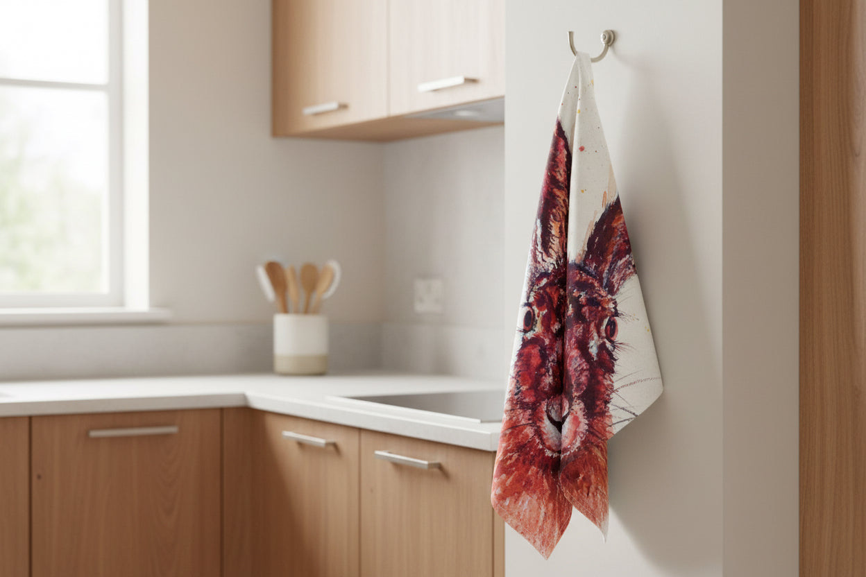 Hare Tea Towel