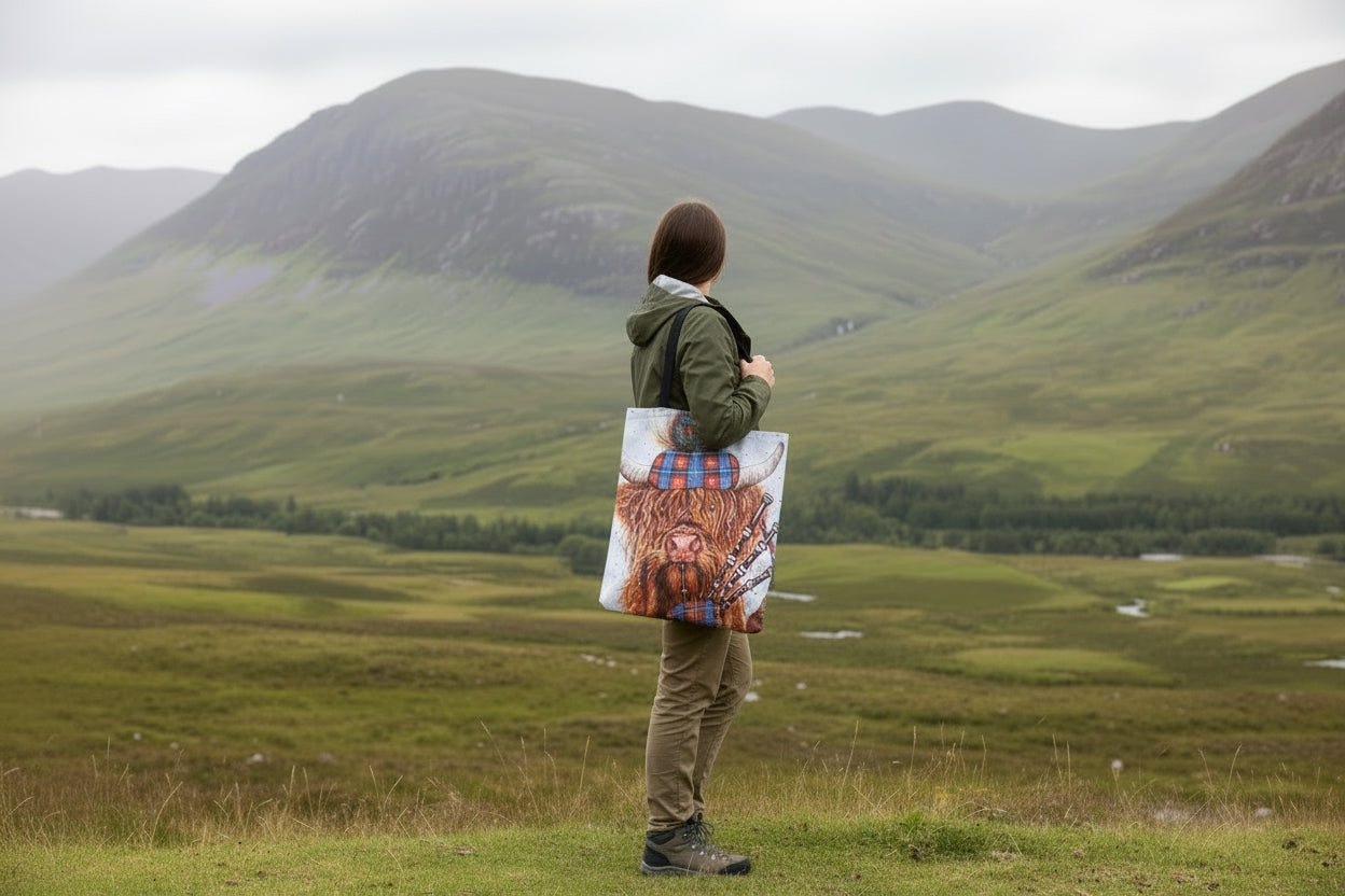 Lone Piper Tote Bag